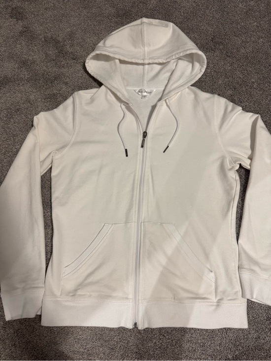 Northern Reflections Sweaters - Northern Reflections White Full-Zip Hooded Sweatshirt